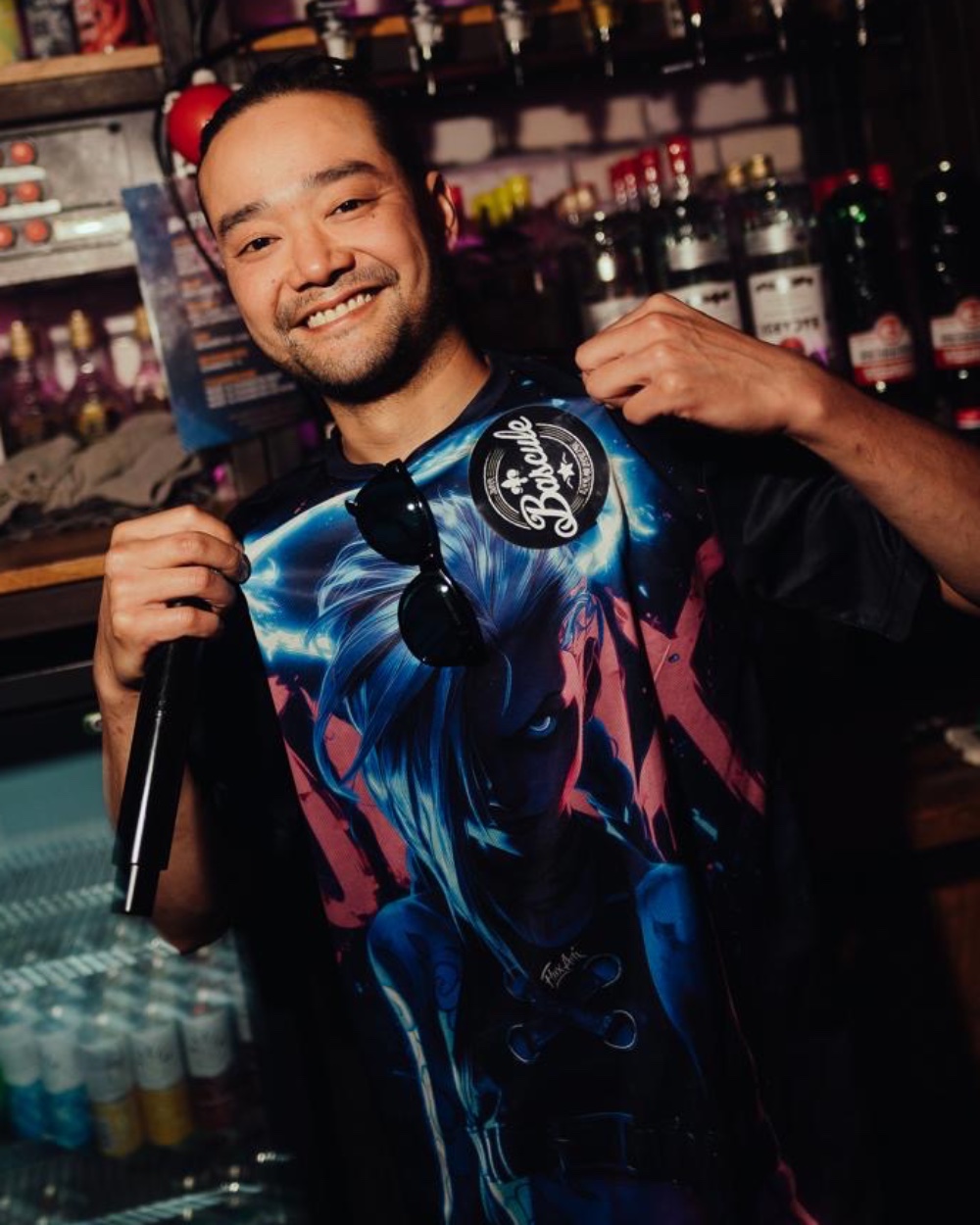 Ajay, All-round team member & MC van Bar Bascule